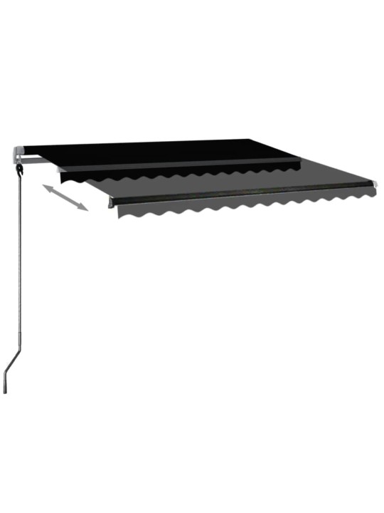 Volně stojící automatická markýza 300 x 250 cm antracitová