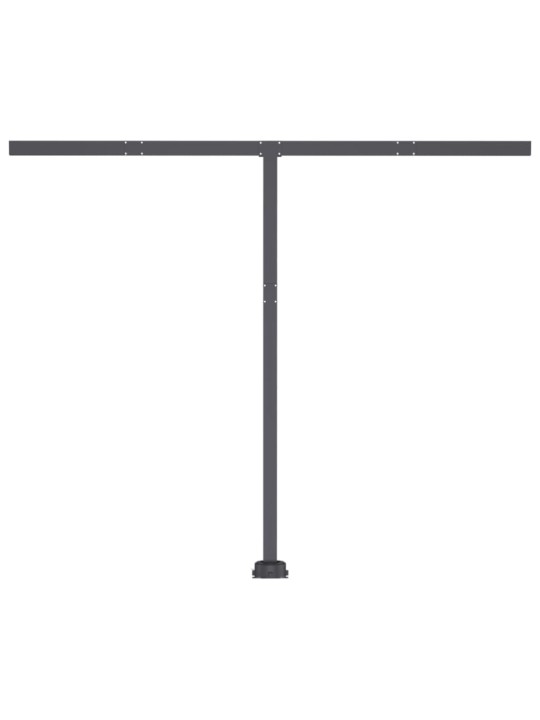 Automatická markýza led a senzor větru 300 x 250 cm modrobílá