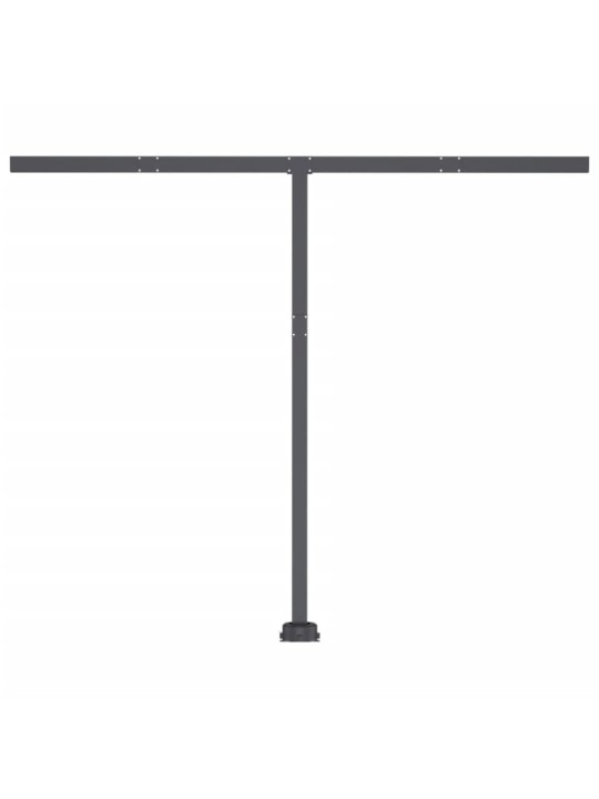 Automatická markýza led a senzor větru 300 x 250 cm antracitová