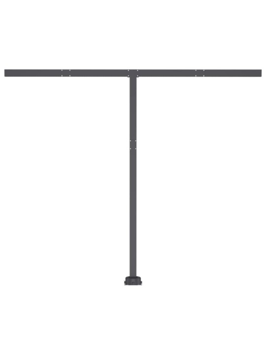 Automatická markýza led a senzor větru 300x250 cm oranžovohnědá