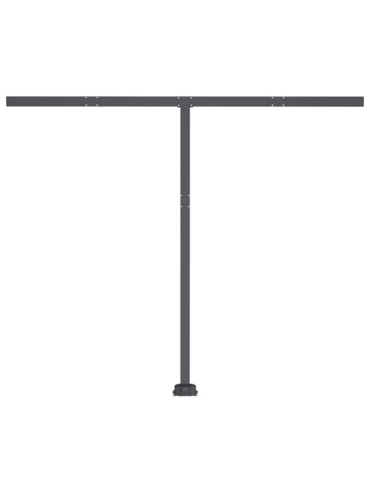 Volně stojící ručně zatahovací markýza 350 x 250 cm krémová