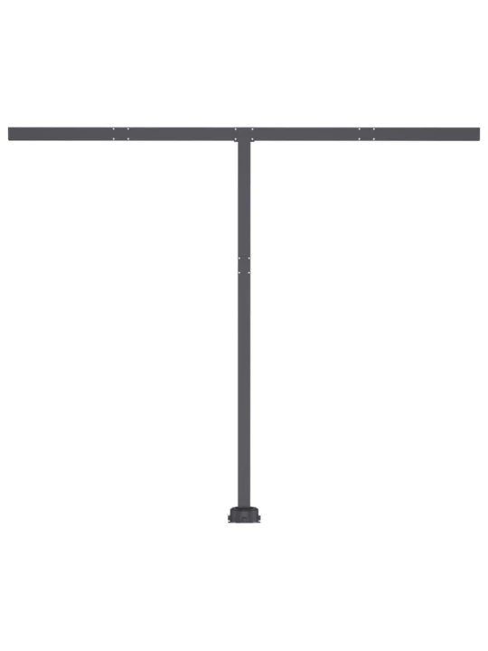Volně stojící ručně zatahovací markýza 350x250 cm oranžovohnědá