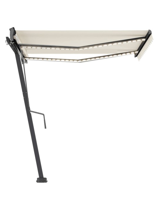Volně stojící automatická markýza 350 x 250 cm krémová