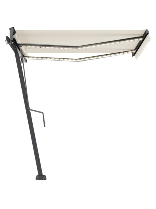 Volně stojící automatická markýza 350 x 250 cm krémová