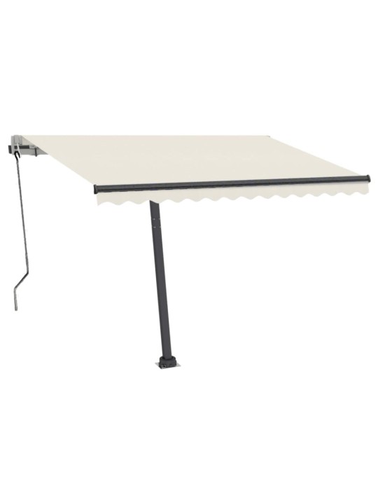 Volně stojící automatická markýza 350 x 250 cm krémová