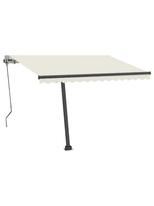Volně stojící automatická markýza 350 x 250 cm krémová