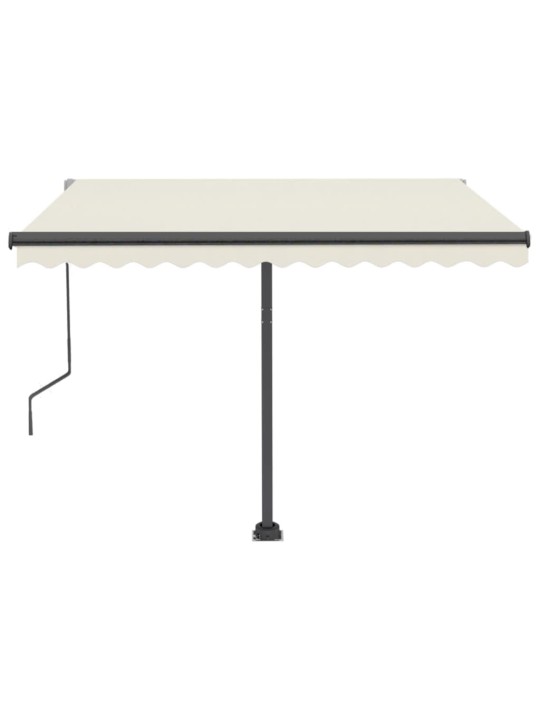 Volně stojící automatická markýza 350 x 250 cm krémová