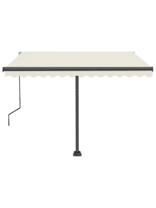 Volně stojící automatická markýza 350 x 250 cm krémová