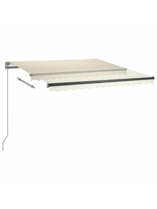 Volně stojící automatická markýza 350 x 250 cm krémová