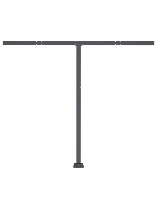 Volně stojící automatická markýza 350 x 250 cm oranžová/hnědá