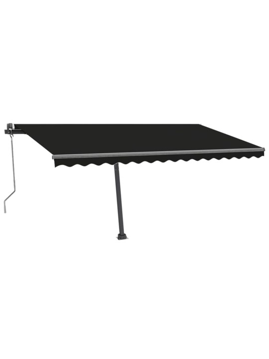 Volně stojící automatická markýza 400 x 300 cm antracitová