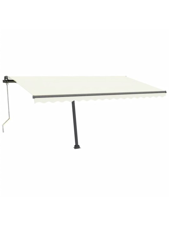 Volně stojící automatická markýza 450 x 300 cm krémová
