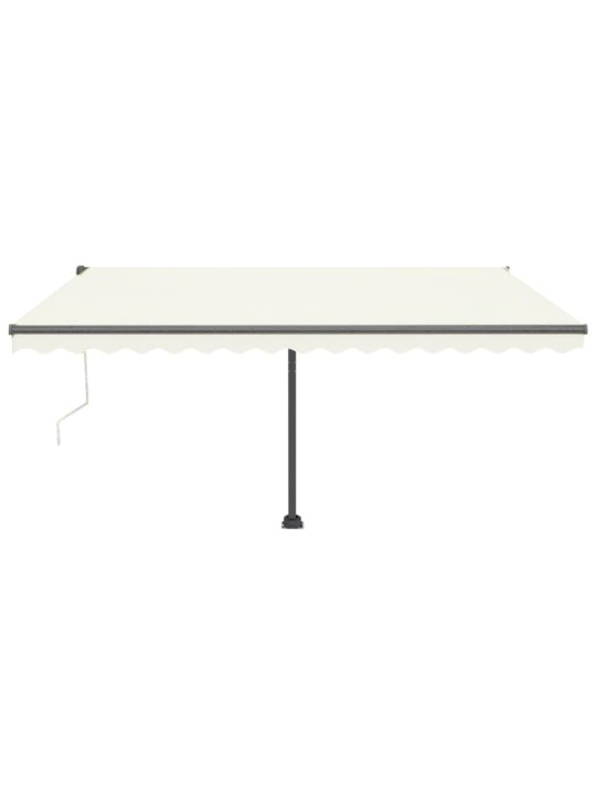 Volně stojící automatická markýza 450 x 300 cm krémová