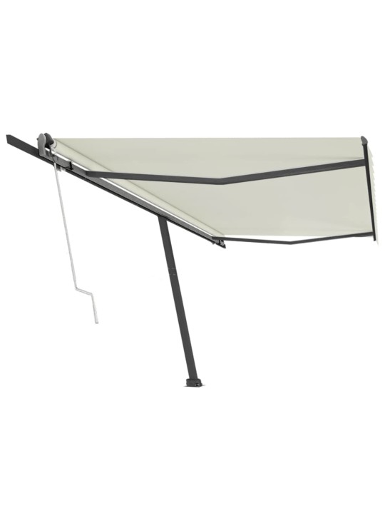 Volně stojící automatická markýza 500 x 300 cm krémová