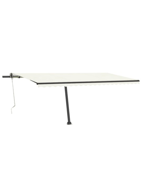 Volně stojící automatická markýza 500 x 300 cm krémová