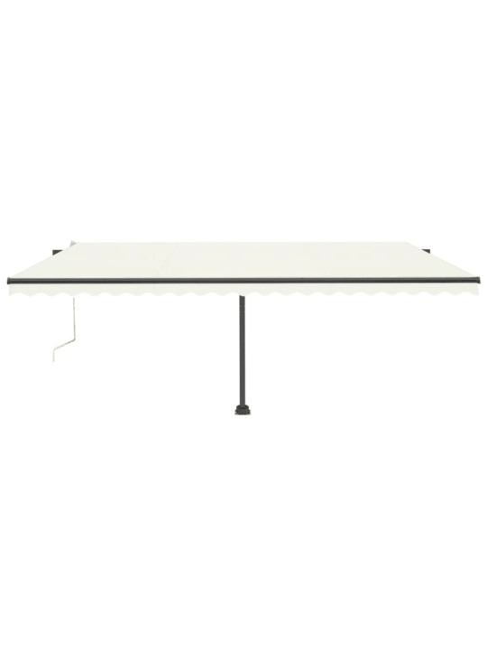 Volně stojící automatická markýza 500 x 300 cm krémová