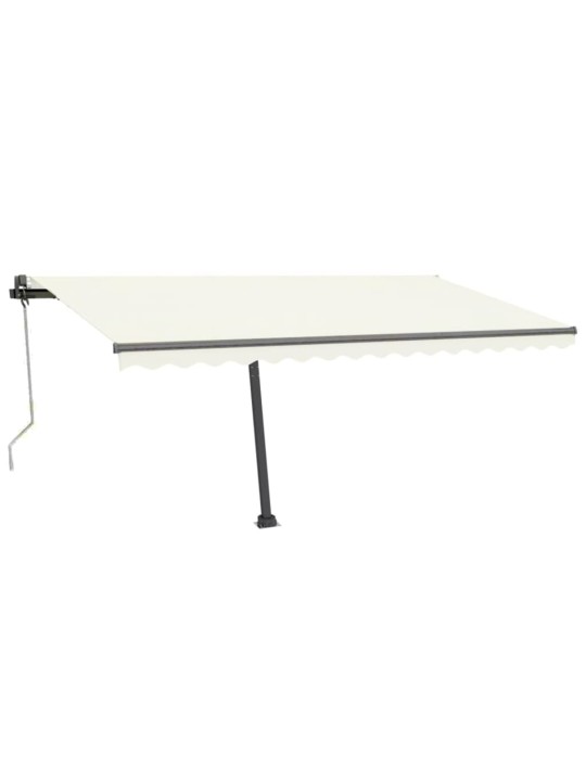 Volně stojící automatická markýza 400 x 350 cm krémová