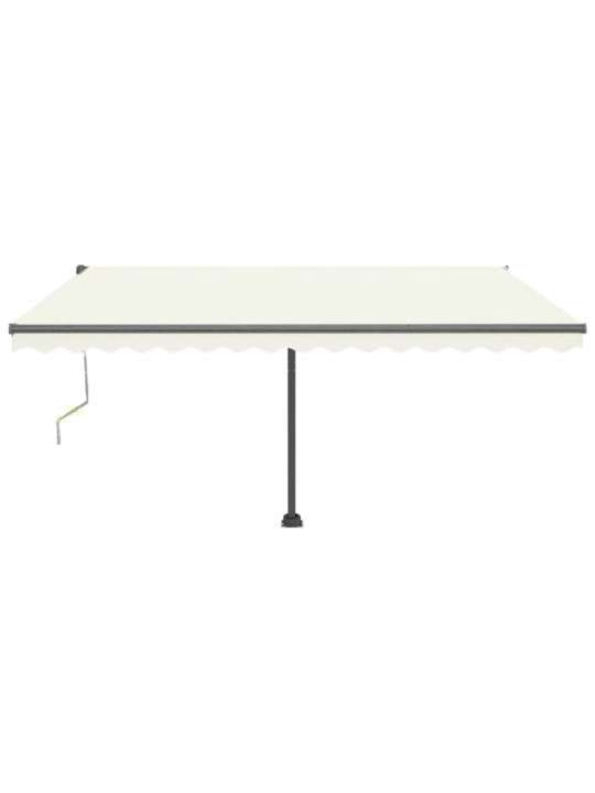 Volně stojící automatická markýza 400 x 350 cm krémová