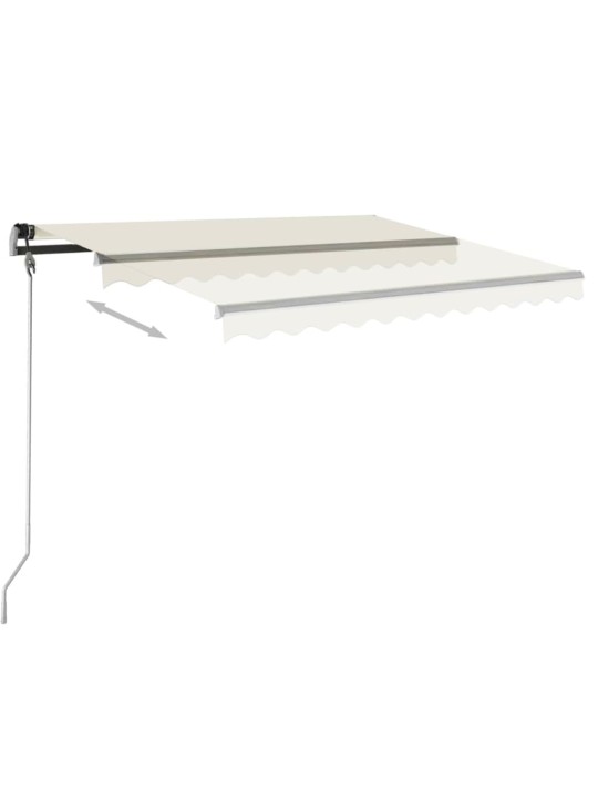 Volně stojící automatická markýza 400 x 350 cm krémová