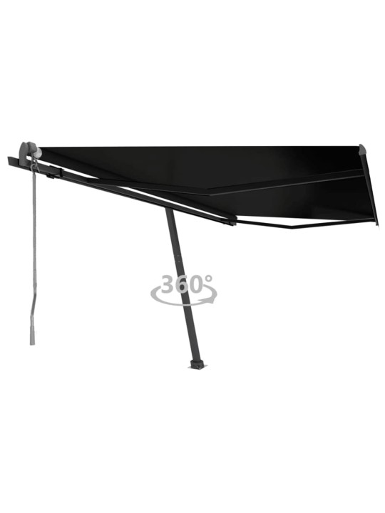 Volně stojící automatická markýza 400 x 350 cm antracitová