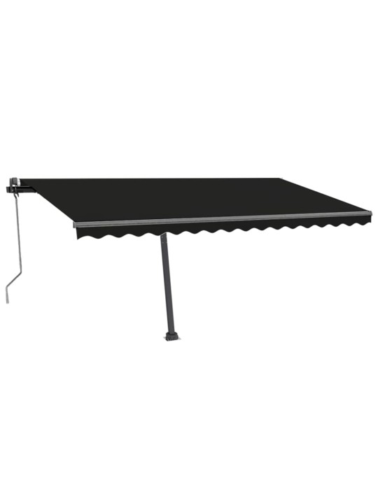 Volně stojící automatická markýza 400 x 350 cm antracitová