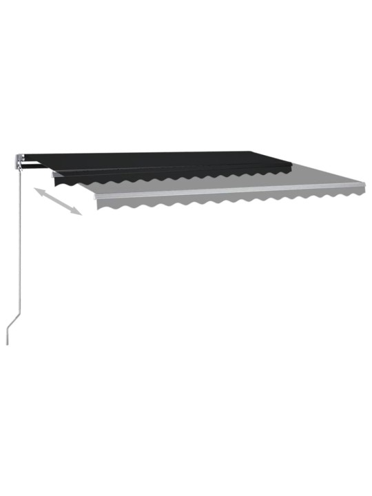 Volně stojící automatická markýza 400 x 350 cm antracitová