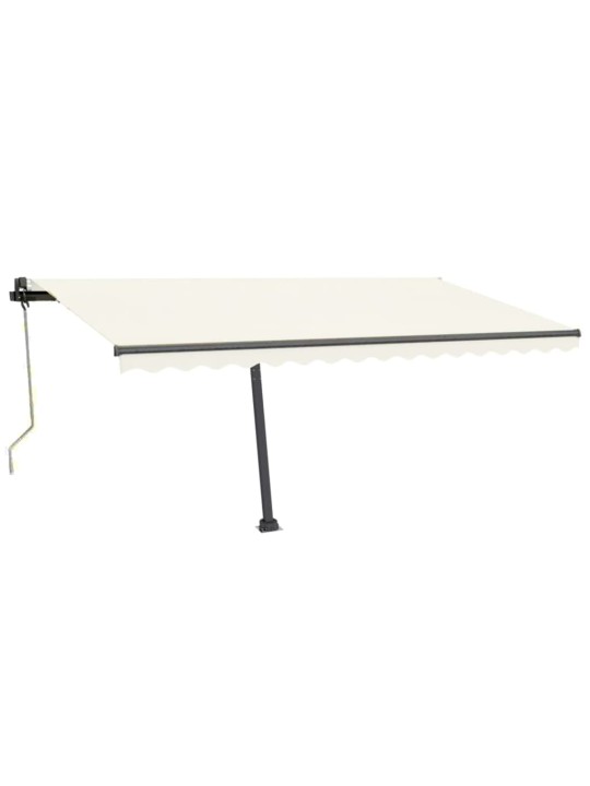 Volně stojící automatická markýza 450 x 350 cm krémová