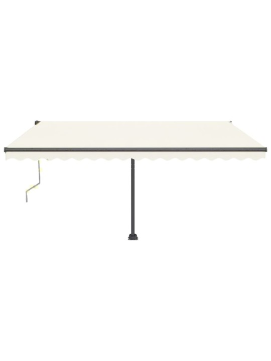 Volně stojící automatická markýza 450 x 350 cm krémová