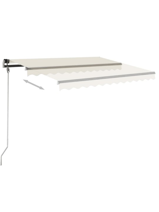 Volně stojící automatická markýza 450 x 350 cm krémová