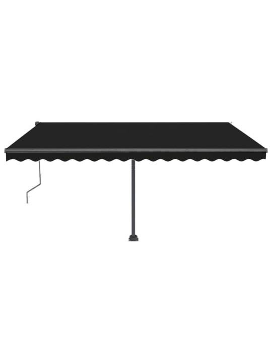 Volně stojící automatická markýza 450 x 350 cm antracitová