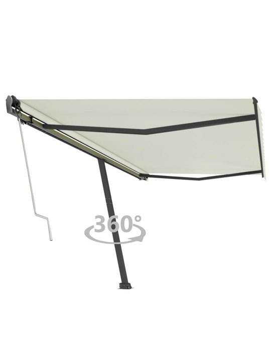 Volně stojící automatická markýza 500 x 350 cm krémová