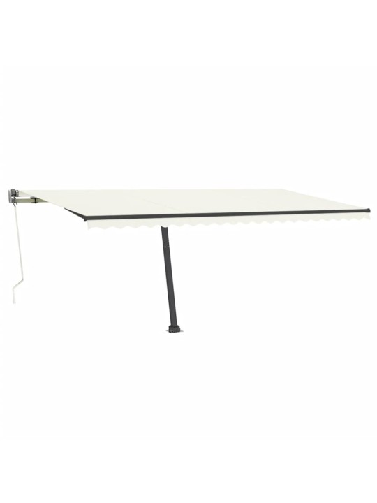 Volně stojící automatická markýza 500 x 350 cm krémová