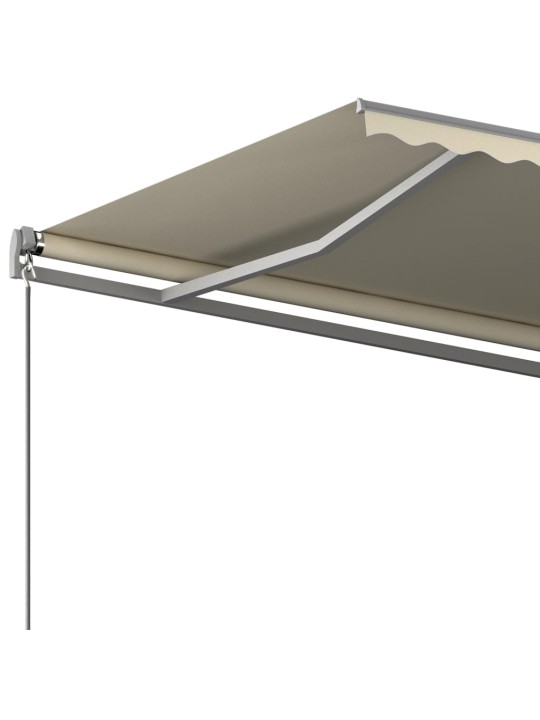 Volně stojící automatická markýza 500 x 350 cm krémová