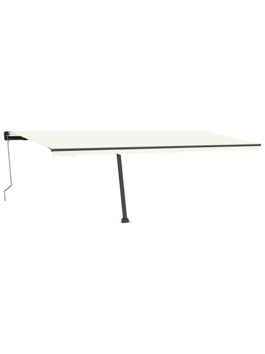 Volně stojící automatická markýza 600 x 350 cm krémová