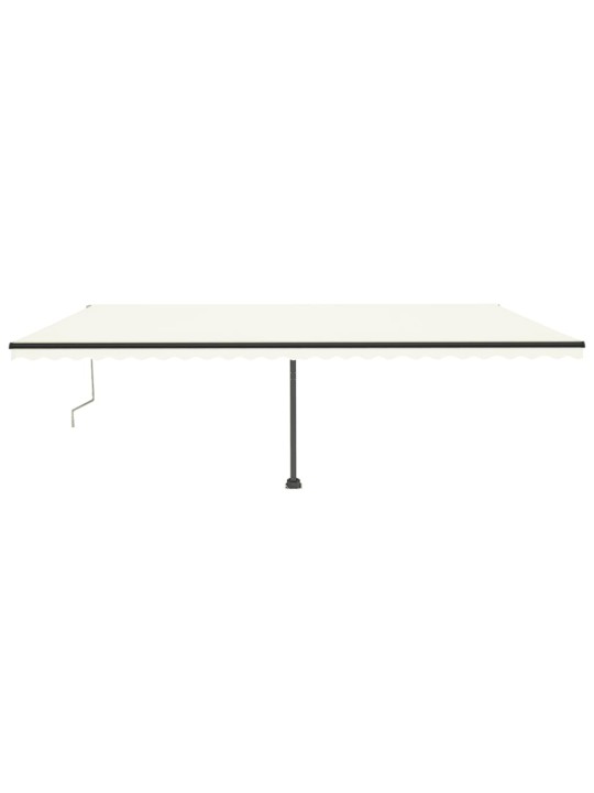 Volně stojící automatická markýza 600 x 350 cm krémová