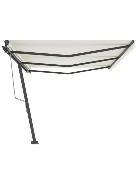 Volně stojící automatická markýza 600 x 350 cm krémová