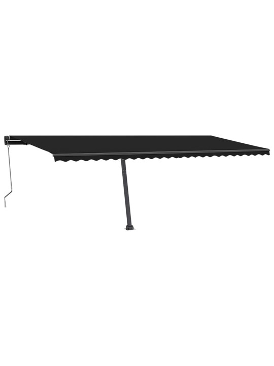 Volně stojící automatická markýza 600 x 350 cm antracitová