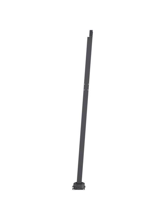 Automatická markýza led a senzor větru 600x350 cm oranžovohnědá