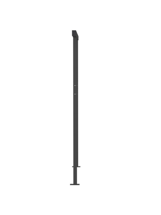 Automatická markýza se sloupky 3,5 x 2,5 m oranžovo-hnědá