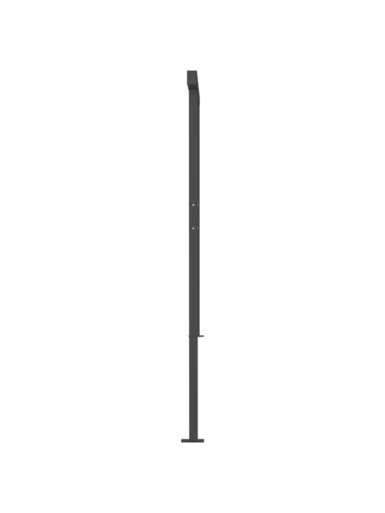 Automatická markýza led a senzor větru 6 x 3,5 m oranžovo-hnědá