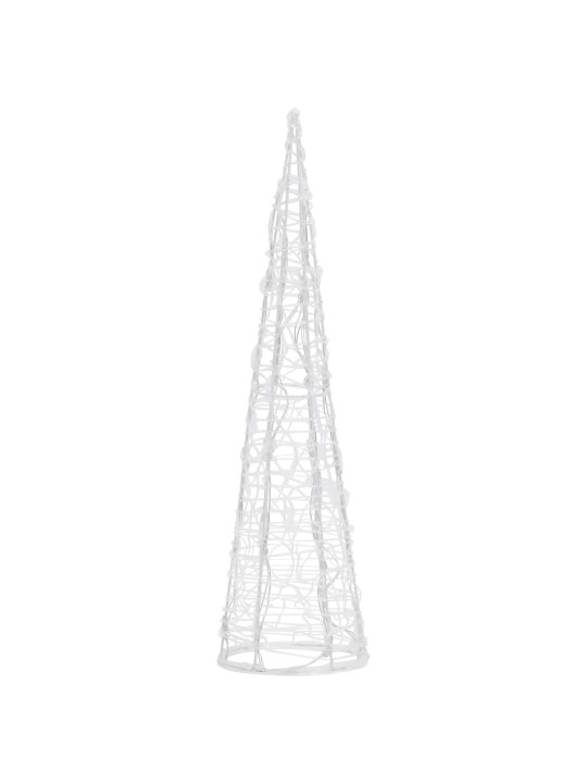 Akrylový dekorativní světelný led kužel modrý 60 cm