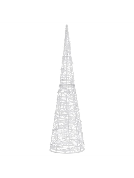 Akrylový dekorativní světelný LED kužel studený bílý 90 cm