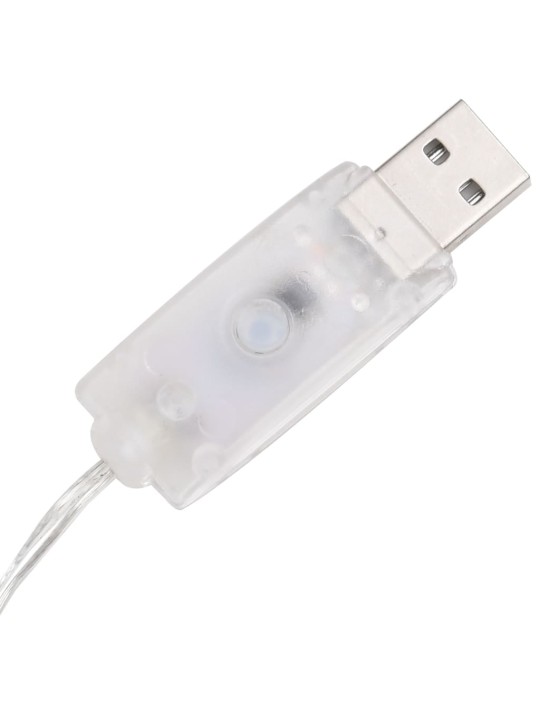 Akrylový dekorativní světelný LED kužel studený bílý 90 cm