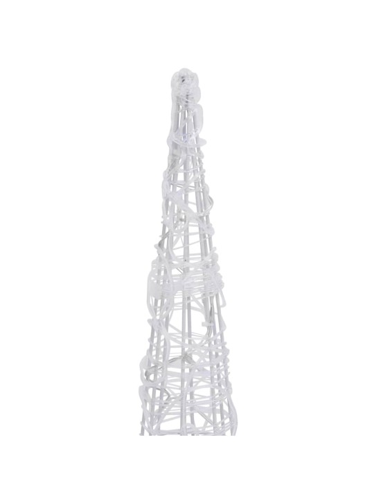 Akrylový dekorativní světelný LED kužel barevný 90 cm