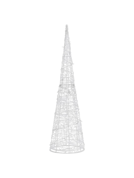 Akrylový dekorativní světelný LED kužel modrý 120 cm