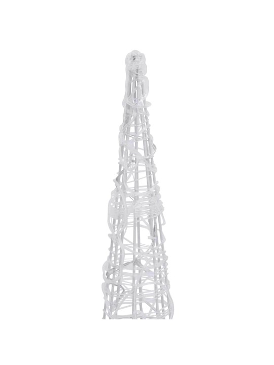 Akrylový dekorativní světelný LED kužel modrý 120 cm