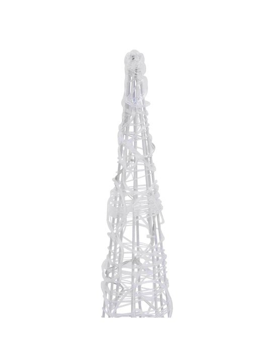 Akrylový dekorativní světelný led kužel barevný 120 cm