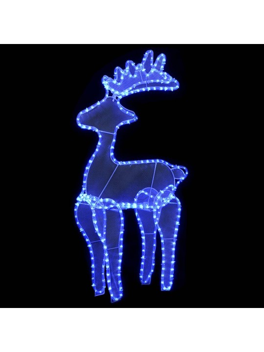Sob vánoční dekorace s výpletem 306 LED diod 60 x 24 x 89 cm