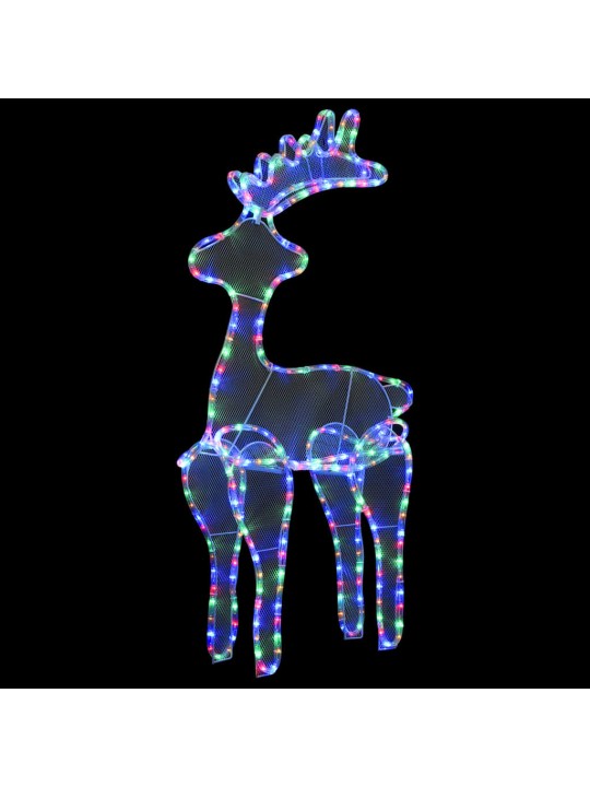 Sob vánoční dekorace s výpletem 306 LED diod 60 x 24 x 89 cm