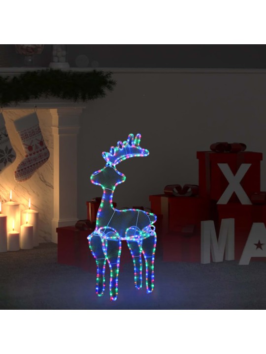 Sob vánoční dekorace s výpletem 306 LED diod 60 x 24 x 89 cm